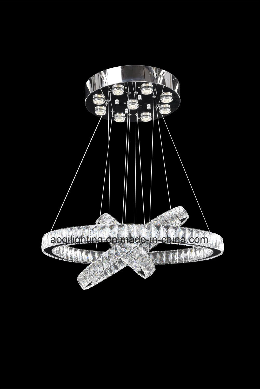 Three Rings Crystal Modern LED Pendant Lamp (AQ-88438-3)