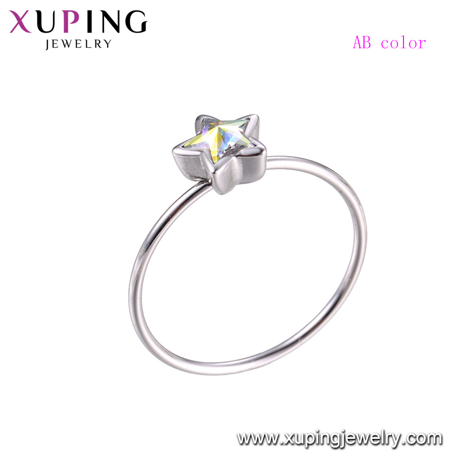Xuping Diamonds Rings Price in Pakistan, Crystals From Swarovski Sterling Silver Color Ring