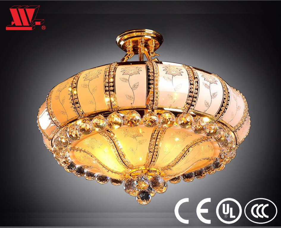 Ceiling Lamp with Art Glass Decoration Sx-38005