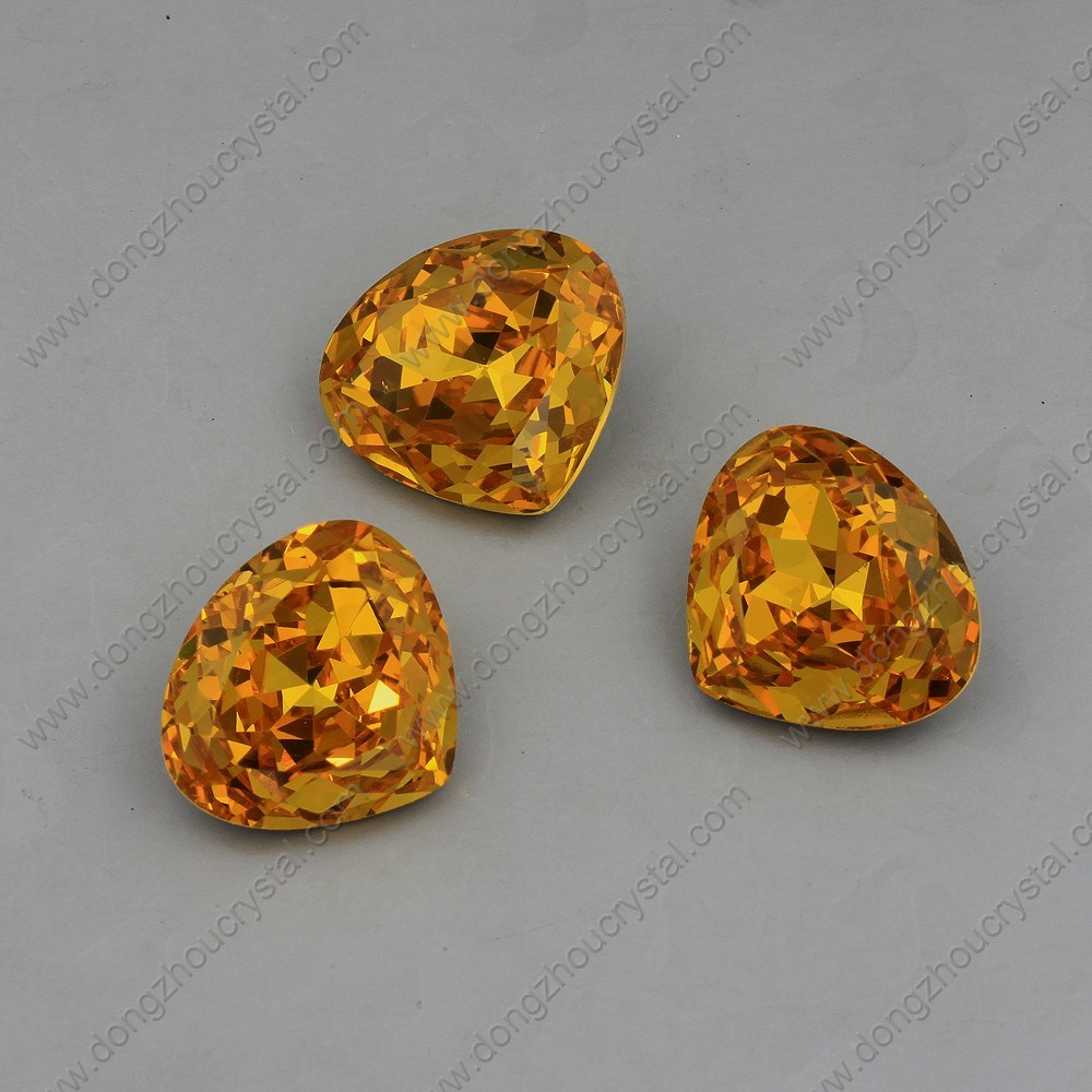 Yellow Strass Stones Jewelry Beads High Quality