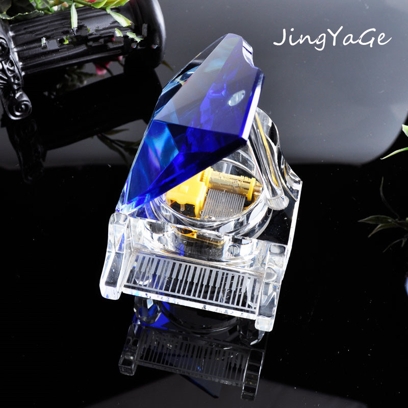 Hot Sale Crystal Piano as Wedding Souvenirs or Birthday Gifts