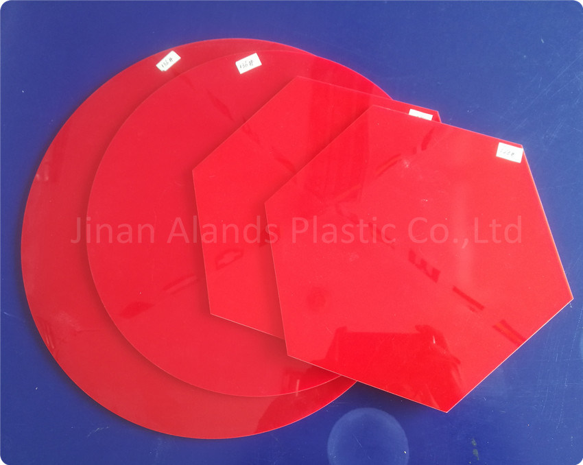 5mm Red Cast Plexiglass Color Acrylic Sheets