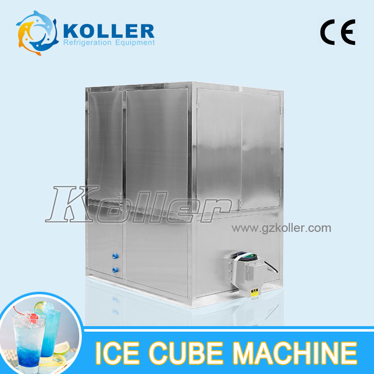 Key Product Cube Ice Machine Controlled by Siemens PLC Program System 1ton/Day