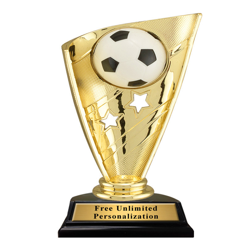 Customized Gold Trophy for Soccer Competition
