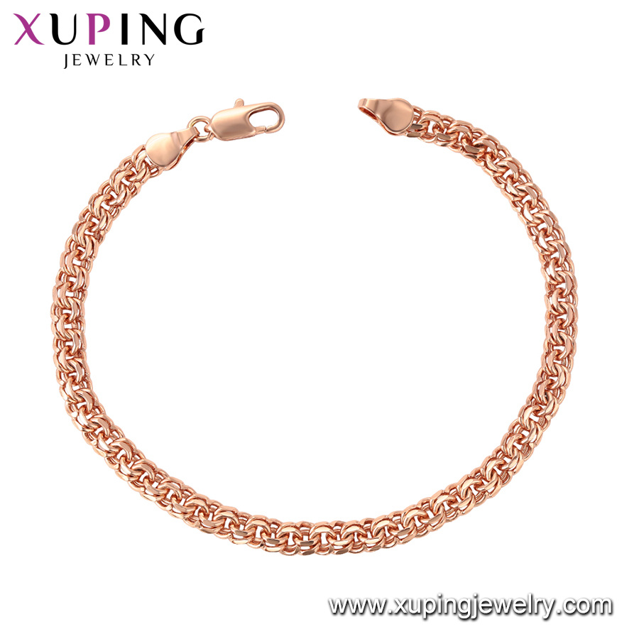 75452 Luxury CZ Gold Plated Bracelet