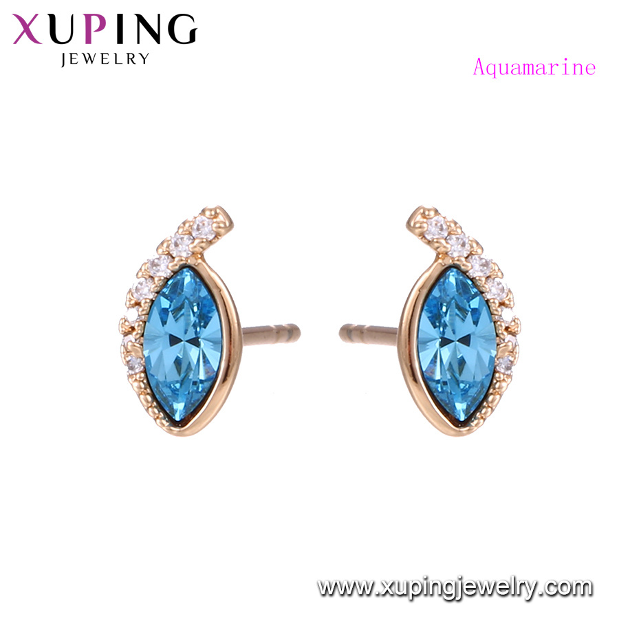 Xuping Charming Diamond Fashion Crystals From Swarovski Exquisite Appearance Earrings