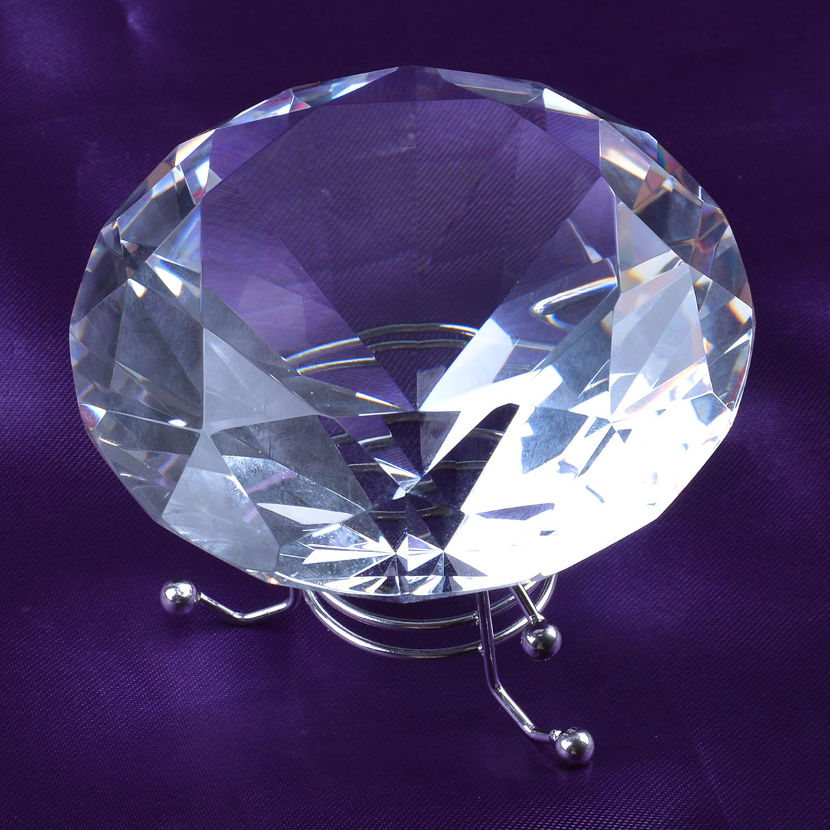 150mm Large Clear Crystal Diamond for Wedding Souvenir, Paperweight Table Decoration