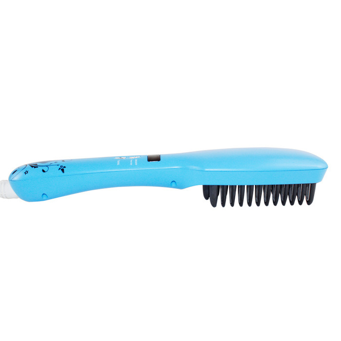 LCD Hair Straightening Brush Hz001 Color Hair Straightener Brush