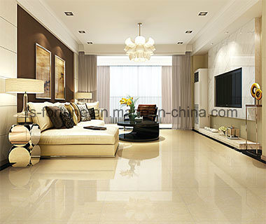 Yellow Crystal Double Loading Building Material Polished Porcelain Floor Tiles