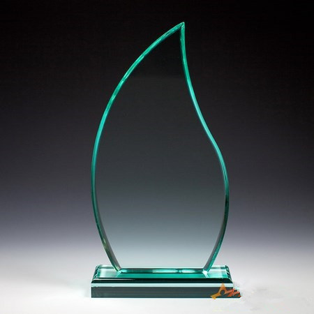 Customized Plexiglass Acrylic Crystal Souvenir Flame Awards