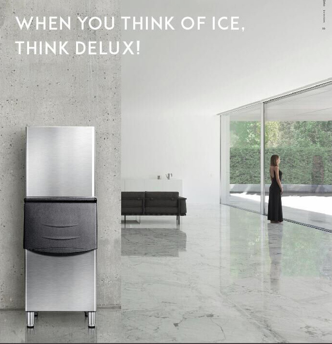 Under-Counter Type Crystal Cube Ice Machine for Commercial Use