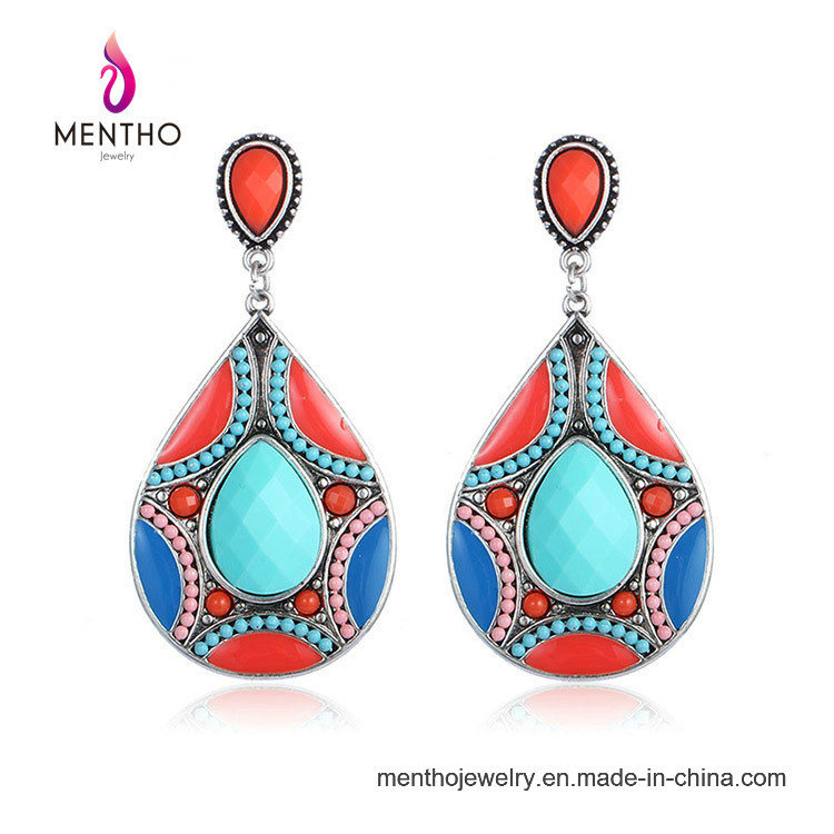 Colorful Fashion Alloy Jewelry Bohemian Drop Earrings 2 Colors