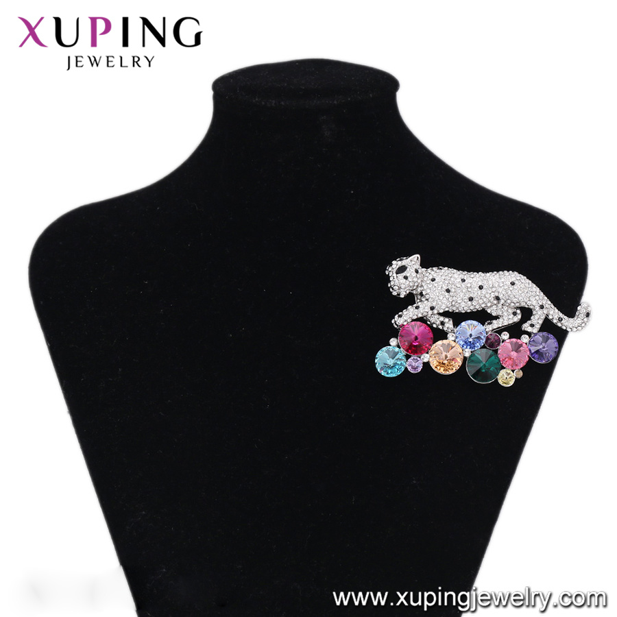 Xuping Animal Brooch Crystals From Swrarovski Deer Brooches Jewelry