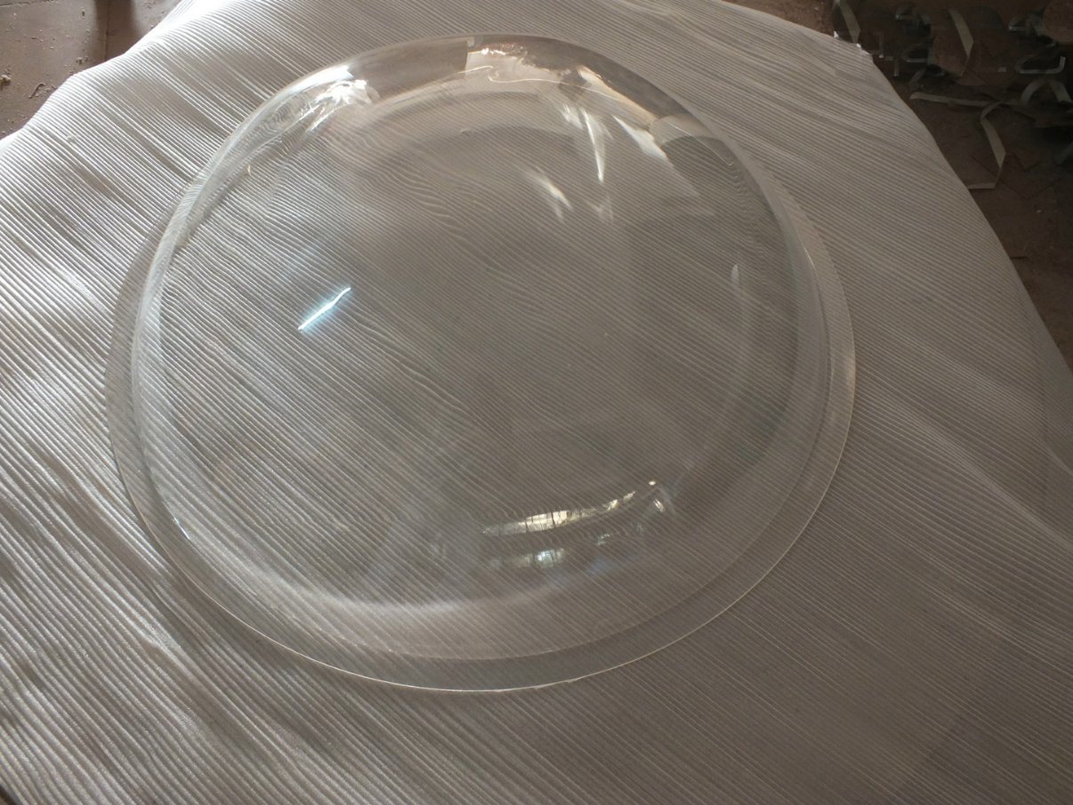 250 to 1000mm Diameter Clear Acrylic Semi Spheres