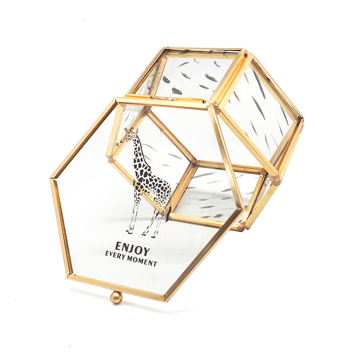 Custom Handmade Crystal Glass Jewelry Gift Box (Jb-1077)