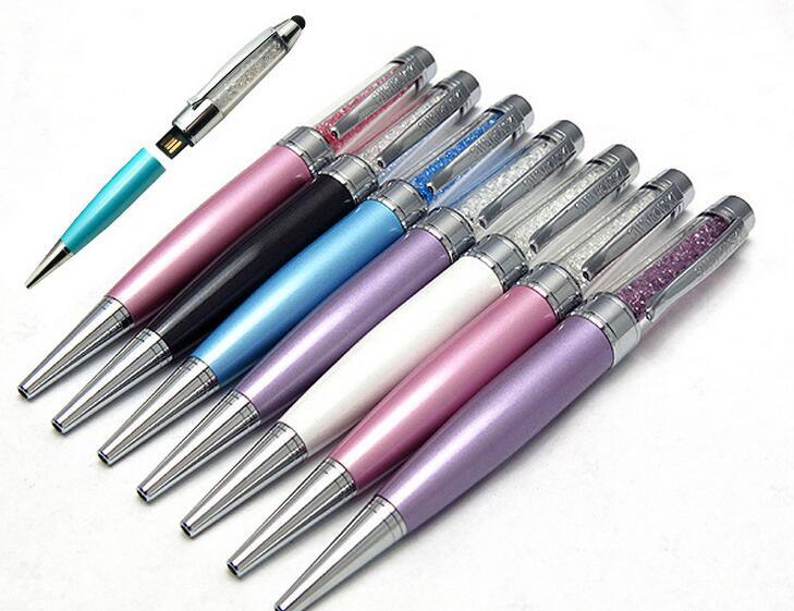 New Crystal Pen USB Flash Drive with High Quality (WY-P26)