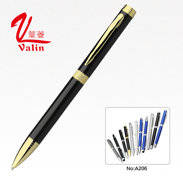 Different Color Metal Ballpoint Pen Promotional Premium Pen on Sell