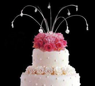 Wedding Hanging Cake Topper Sparkle Cake Jewelry Drops Topper