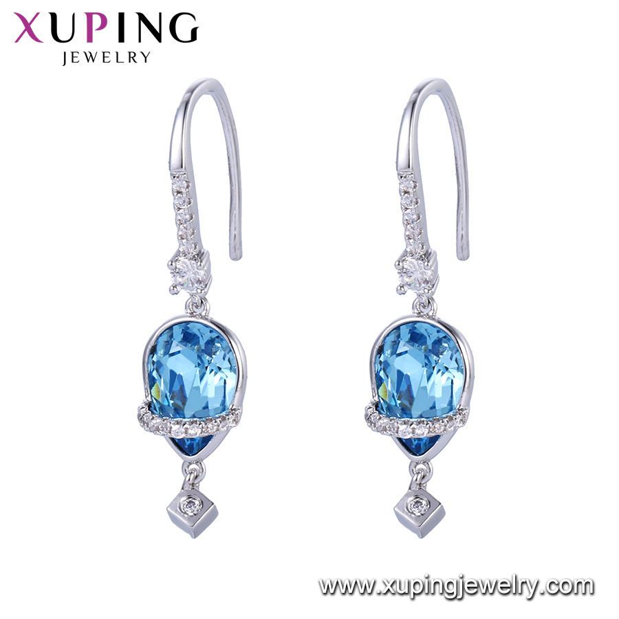 95154 Fashion Elegant Earring Jewelry, Gemstone Women Earring Crystals with Swarovski Elements Jewelry