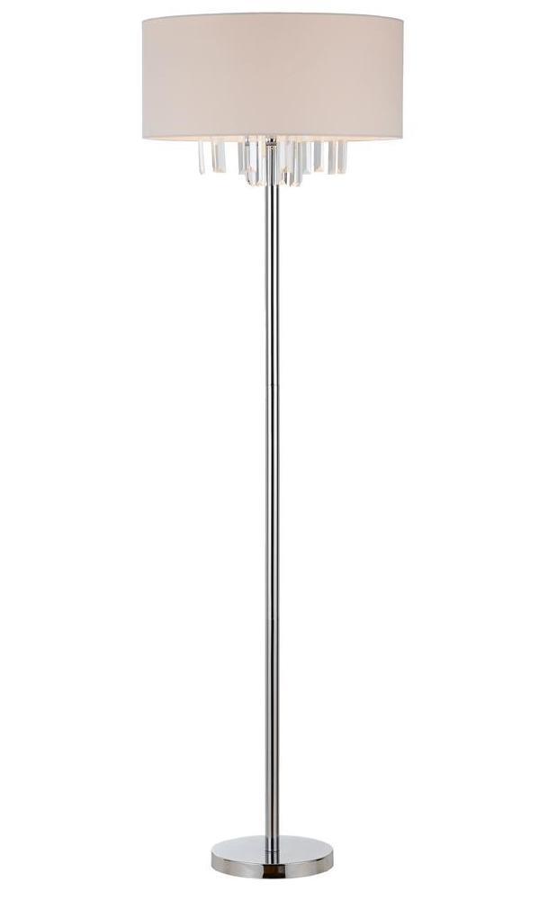 Floor Lamp with Fabric Shade (WHF-885)