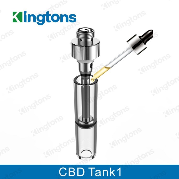 Kingtons Custom Logo 0.5ml Clearomizer Tank 1 Cbd Oil Tank