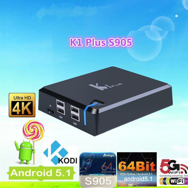 K1 Plus Amlogic S905 TV Box Quad Core