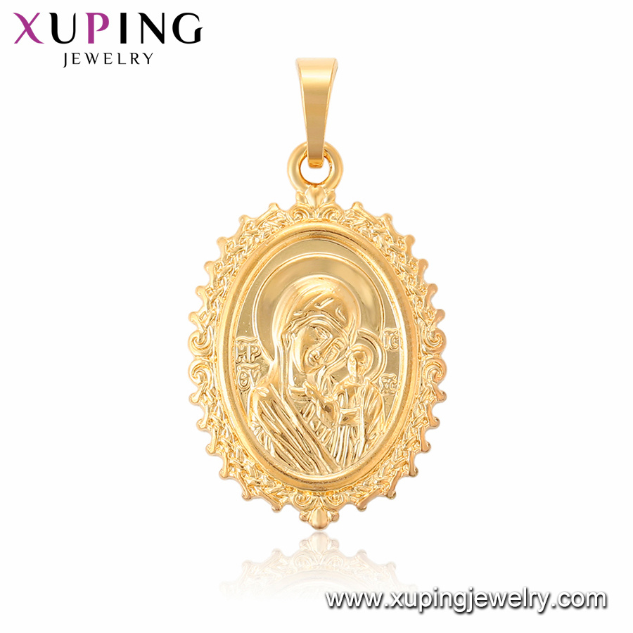 33699 Fashion Star Shape Gold-Plated Jewelry Zircon Pendant