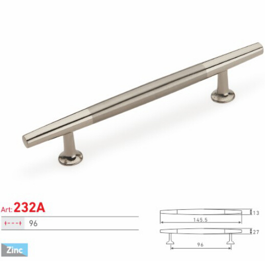 Modern Simple Design Zinc Alloy Sn Finish Cabinet Handle (232A)