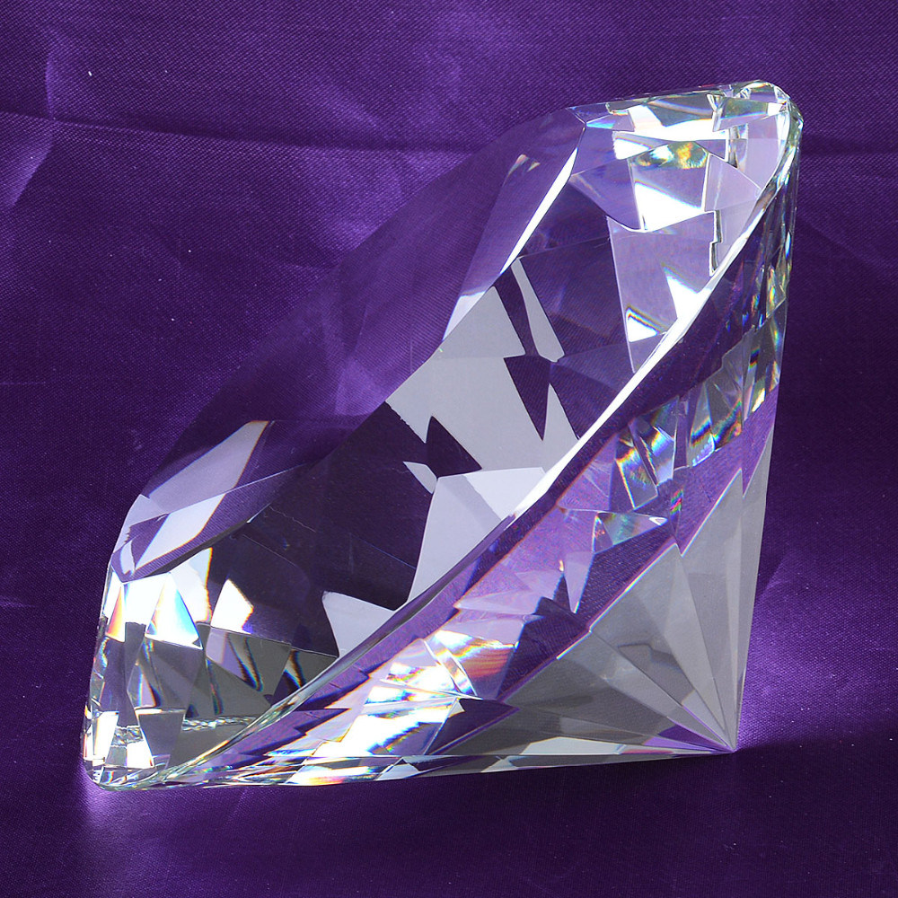 Jingyage Big Crystal Glass Diamond Craft