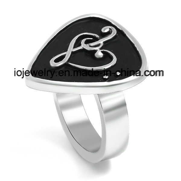 Stainless Steel Jewelry Music Note Symbol Ring