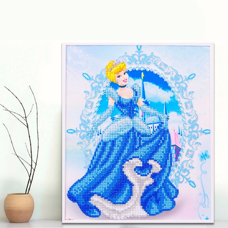 Factory Cheapest Wholesale New Children Kids DIY Embroidery Craft Diamond Painting K-059