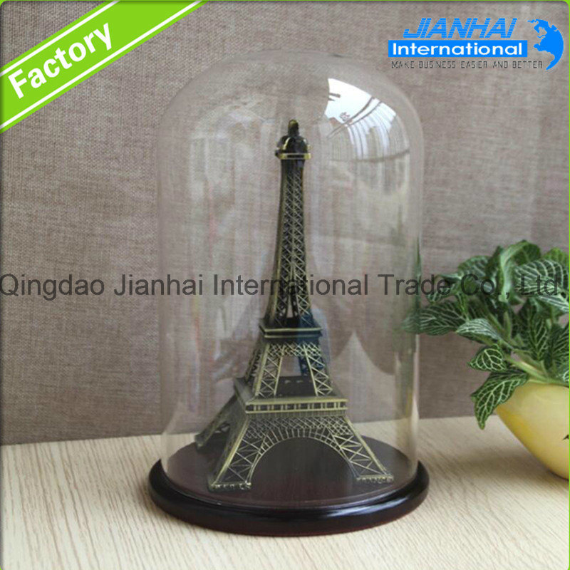 Wholesale Glass Cloche Bell Jar with Wood Base