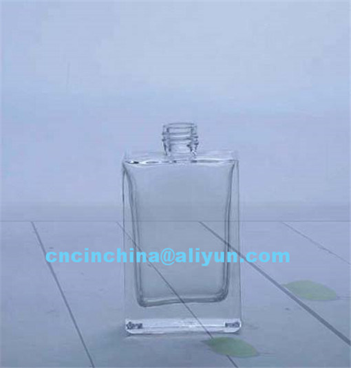 Shaped Perfume Glass Bottle Clear Glass 40ml