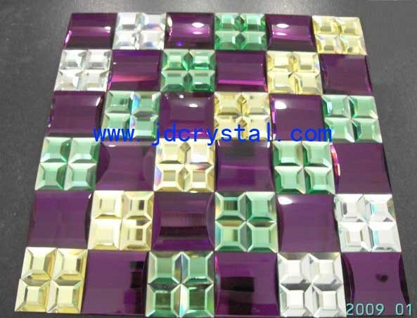 House Decoration Crystal Glass Mirror Mosaic Tile