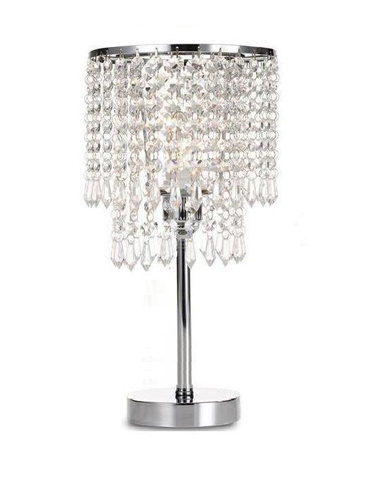 Modern Crystal Beads Table Lamp (WHT-308)
