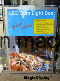 LED Backlit Crystal Advertising Display