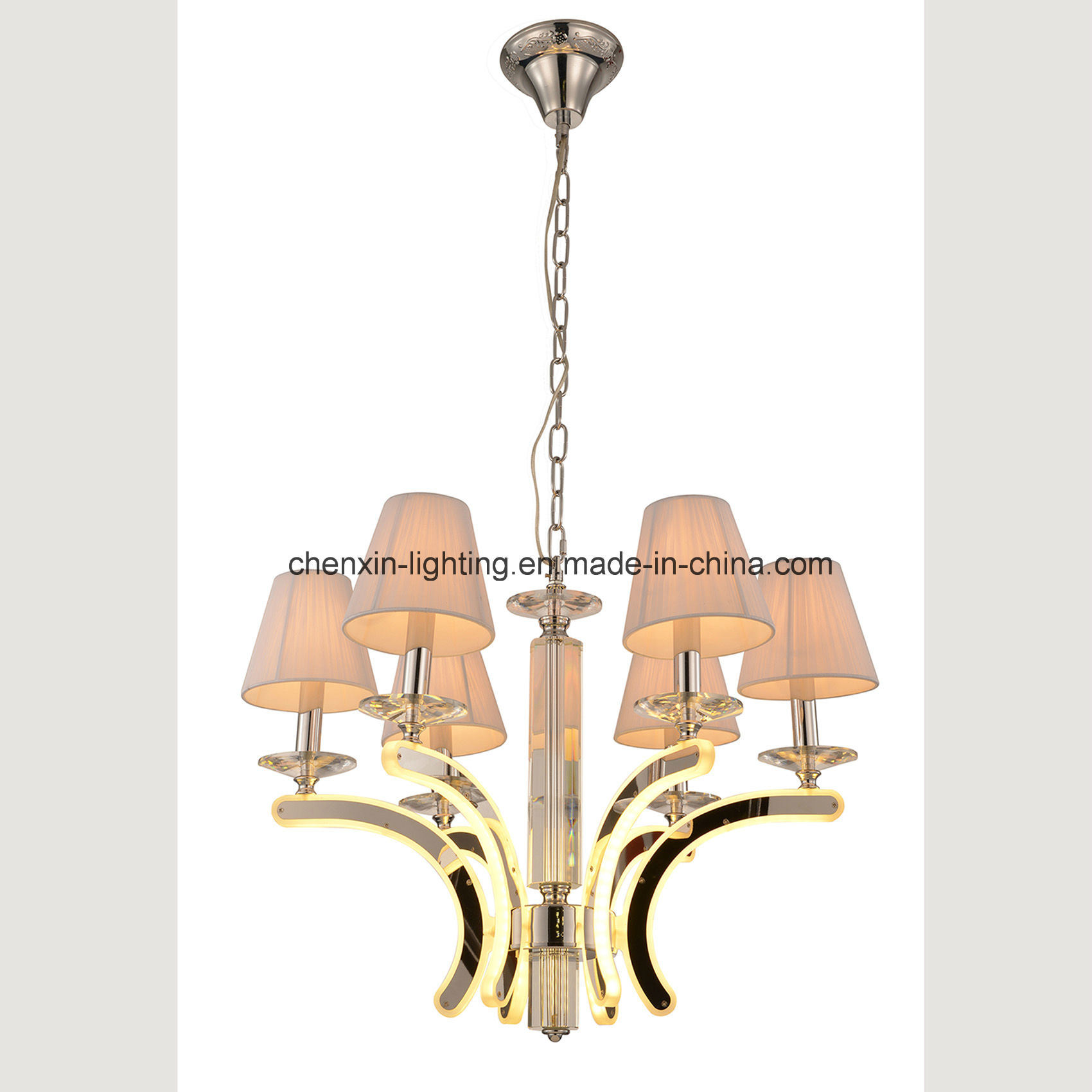 Modern Hotel Decoration Projection Acrylic Chandelier/Hanging Lamp