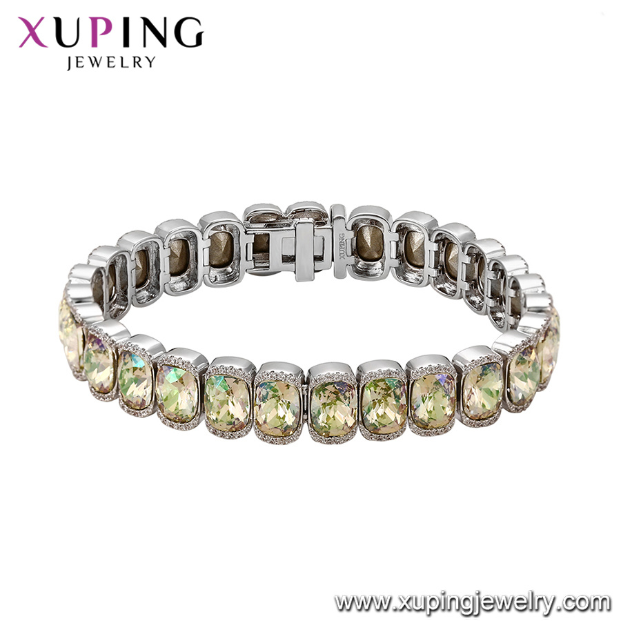 Xuping Excellent Quality Wholesale Gold Jewelry Charms Crystals From Swarovski Bracelet