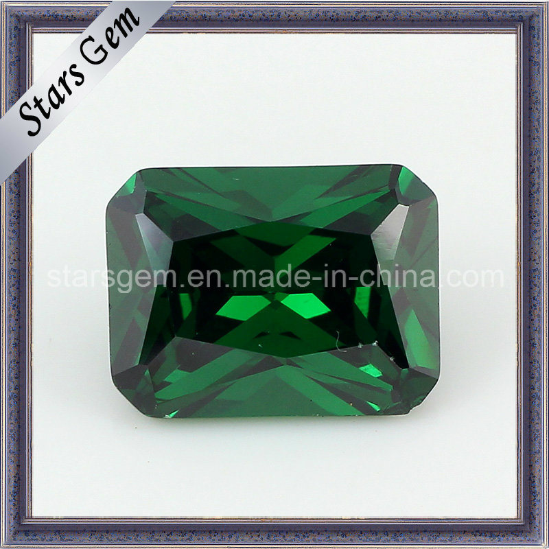 6*8mm Hot Sale Emerald Color Synthetic Diamond