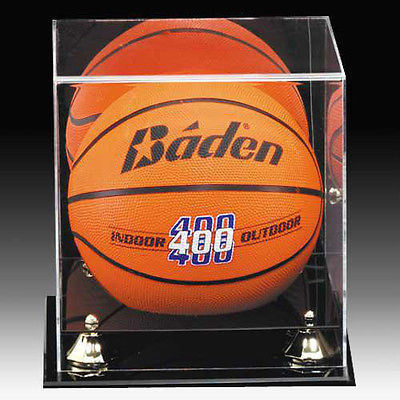 Black Based Acrylic Basketball Display Case