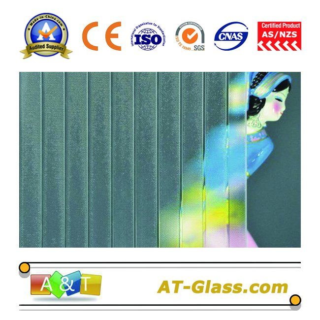 3-8mm Clear Masterlite Patterned Glass Used for Window, Furniture, etc