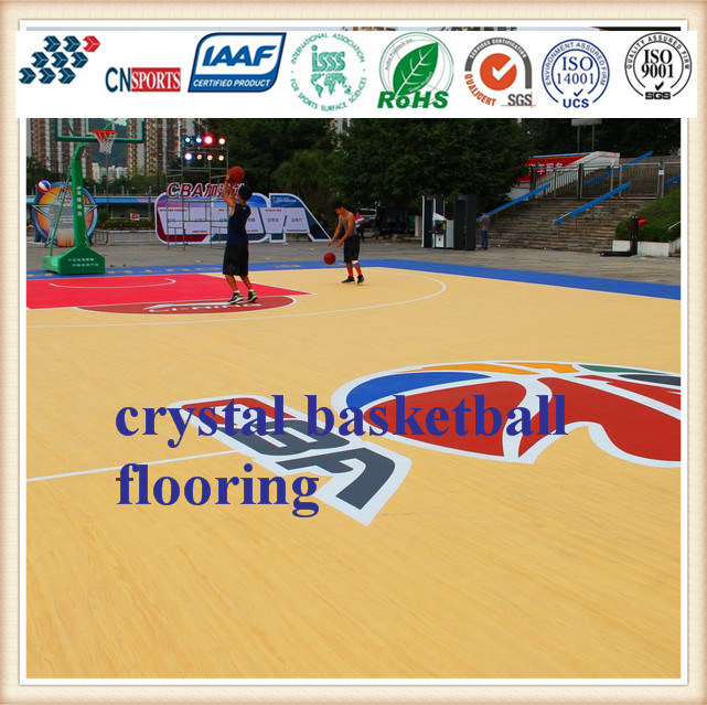 Ce Certificated Outdoor Basketball Court Flooring Material/Basketball Court