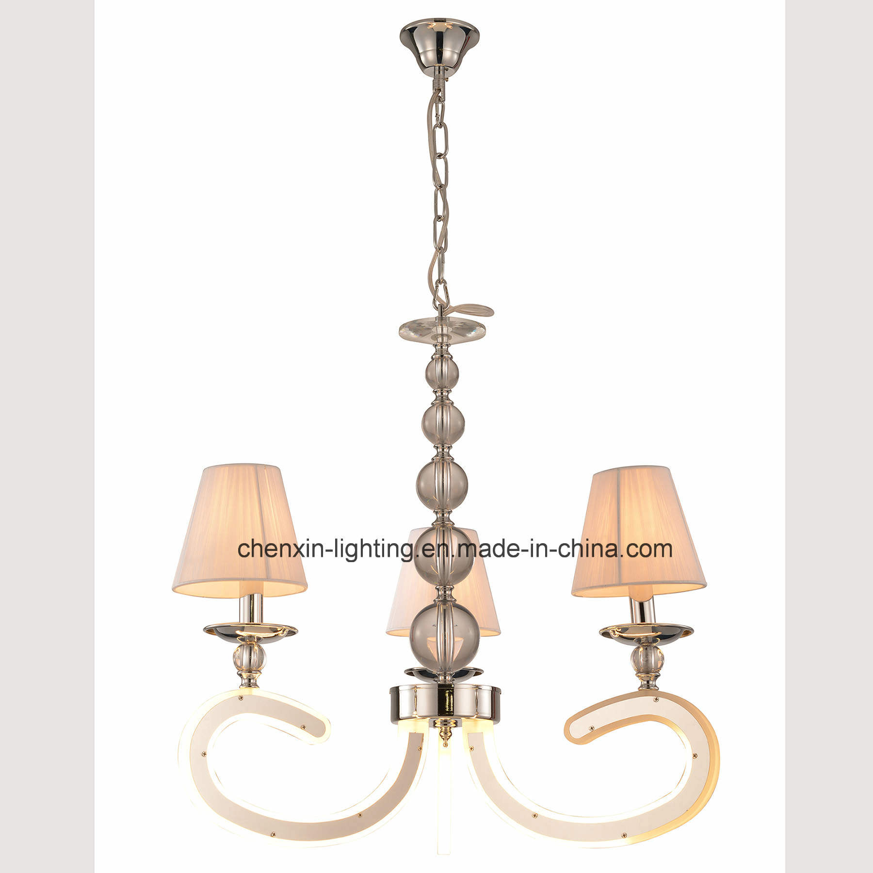 Top Quality Hotel Project Chandelier/Three Hanging Light with Acrylic