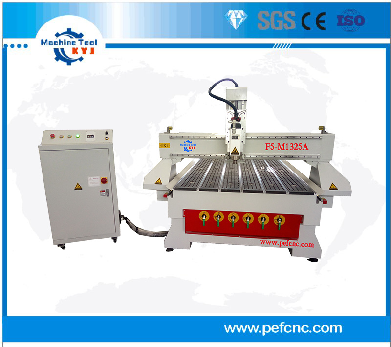 Wood CNC Router Machine F5-M1325A with Suction Table and Air-Cooling Spindle