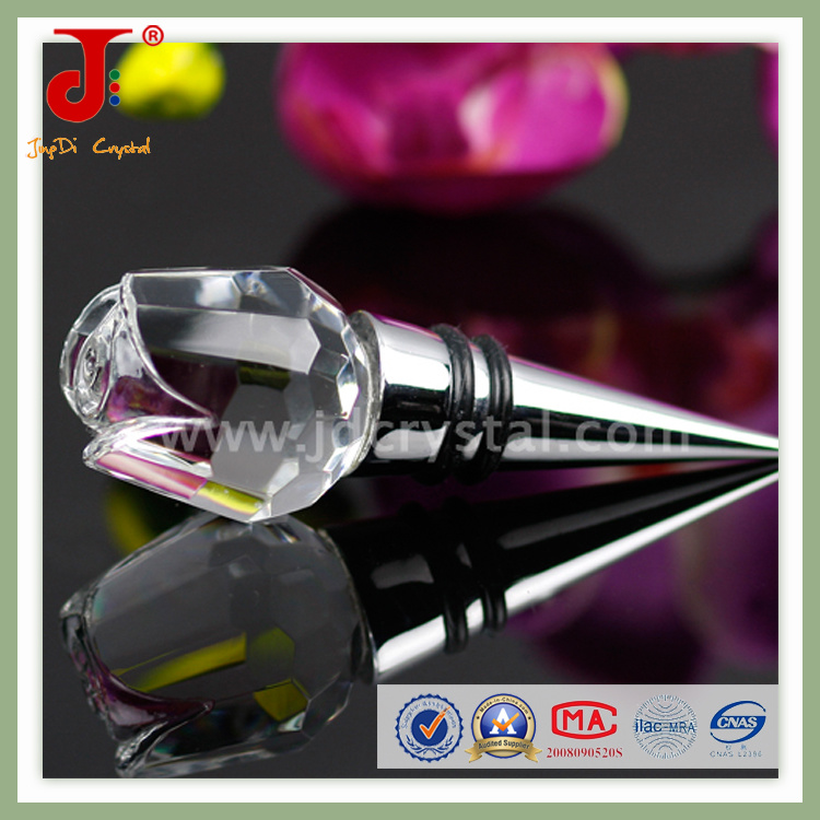 Fancy Crystal Wine Stopper for Wedding Gifts