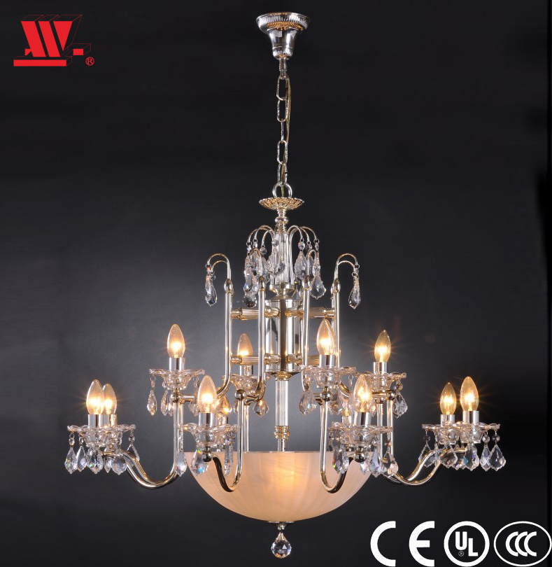 Crystal Chandelier Lighting with Glass Decoration