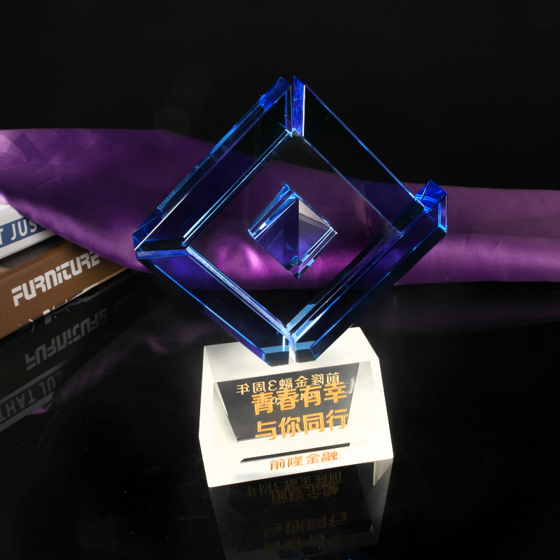 Hot Sales Personalized Crystal Plaque Achievement Sport Medal