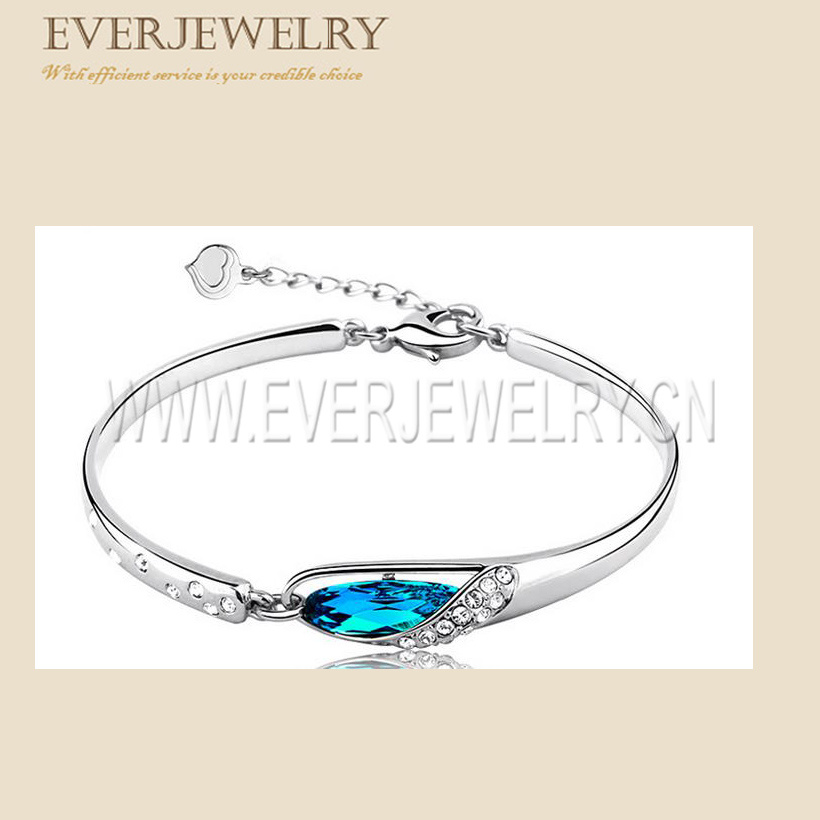 Diamond Charm Bracelet, Elastic Crystal Rhinestone Bracelet