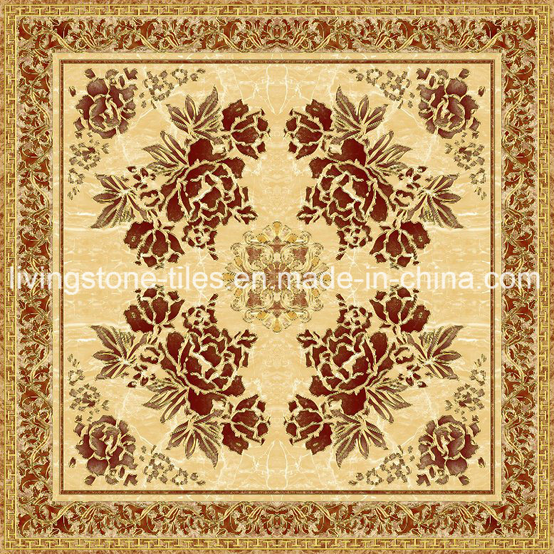 1200*1200mm Rose Flower Carpet Tile for Hall