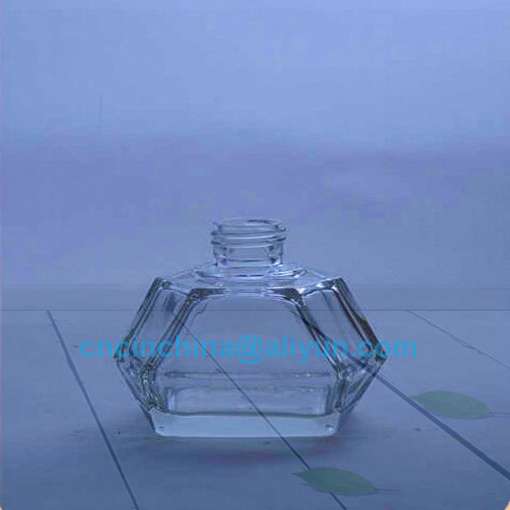 Feature Hexagon Clear Perfume Glass Bottle 100ml